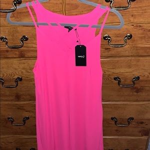 Hot pink women’s dress size small. NWT